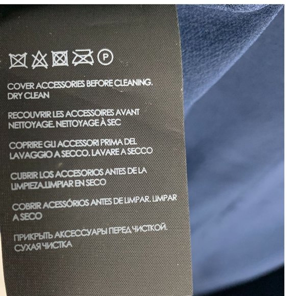 NWT Club Monaco Mabetta 100% Silk Shirt in Canyon Blue - Picture 6 of 8